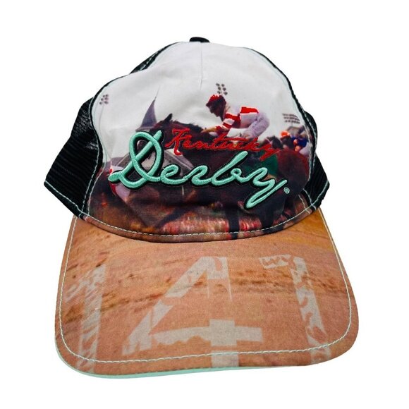 Kentucky Derby 141 Trucker Hat Snap Back The Game Horse Racing - Picture 1 of 6